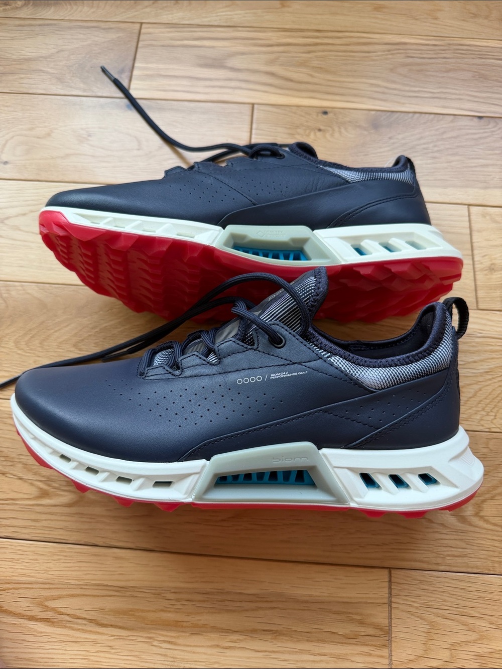 New Ecco biome C4 golf shoe with red sole sz 38 - Picture 7 of 7